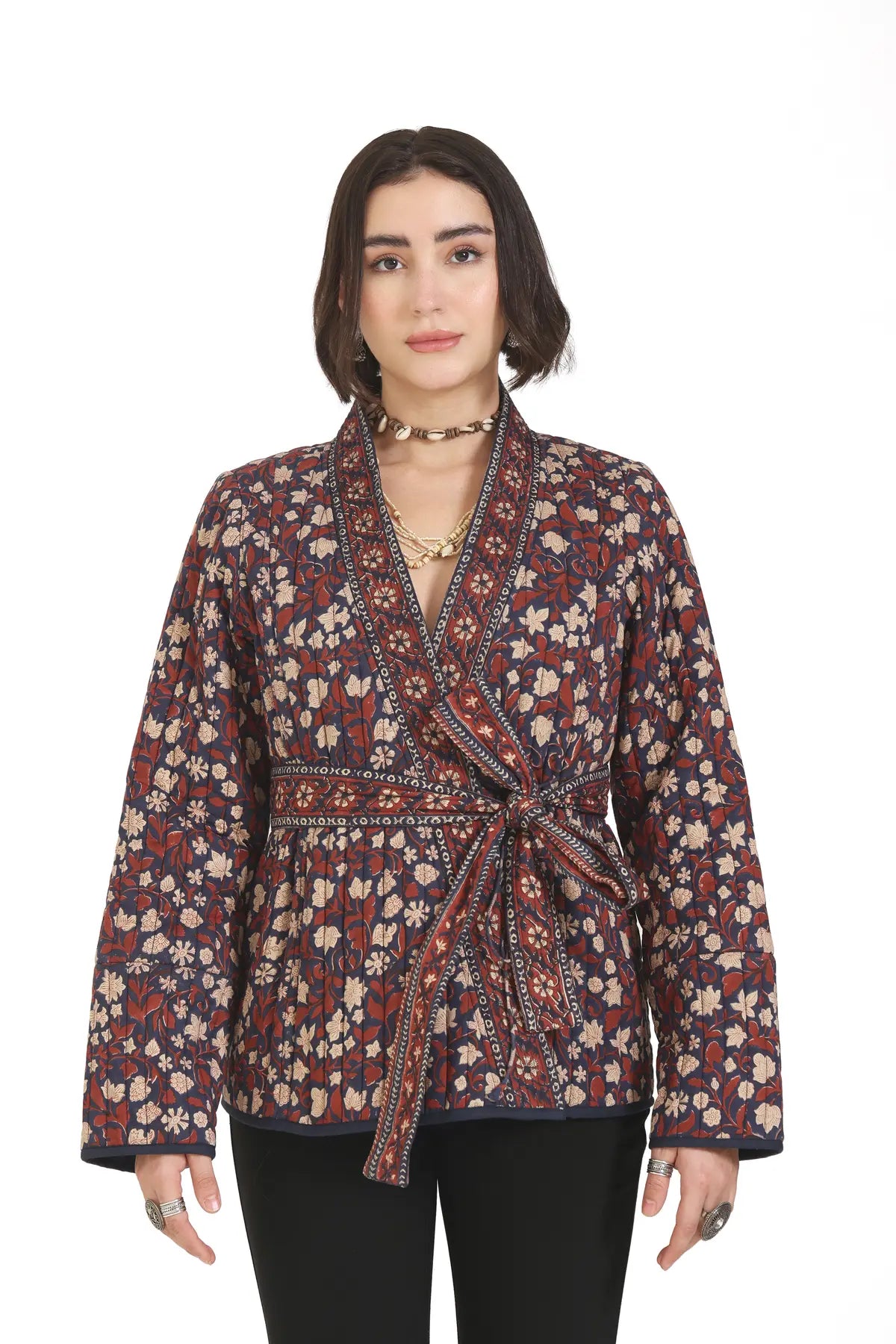 Almost Always Kimono Jacket in Blue