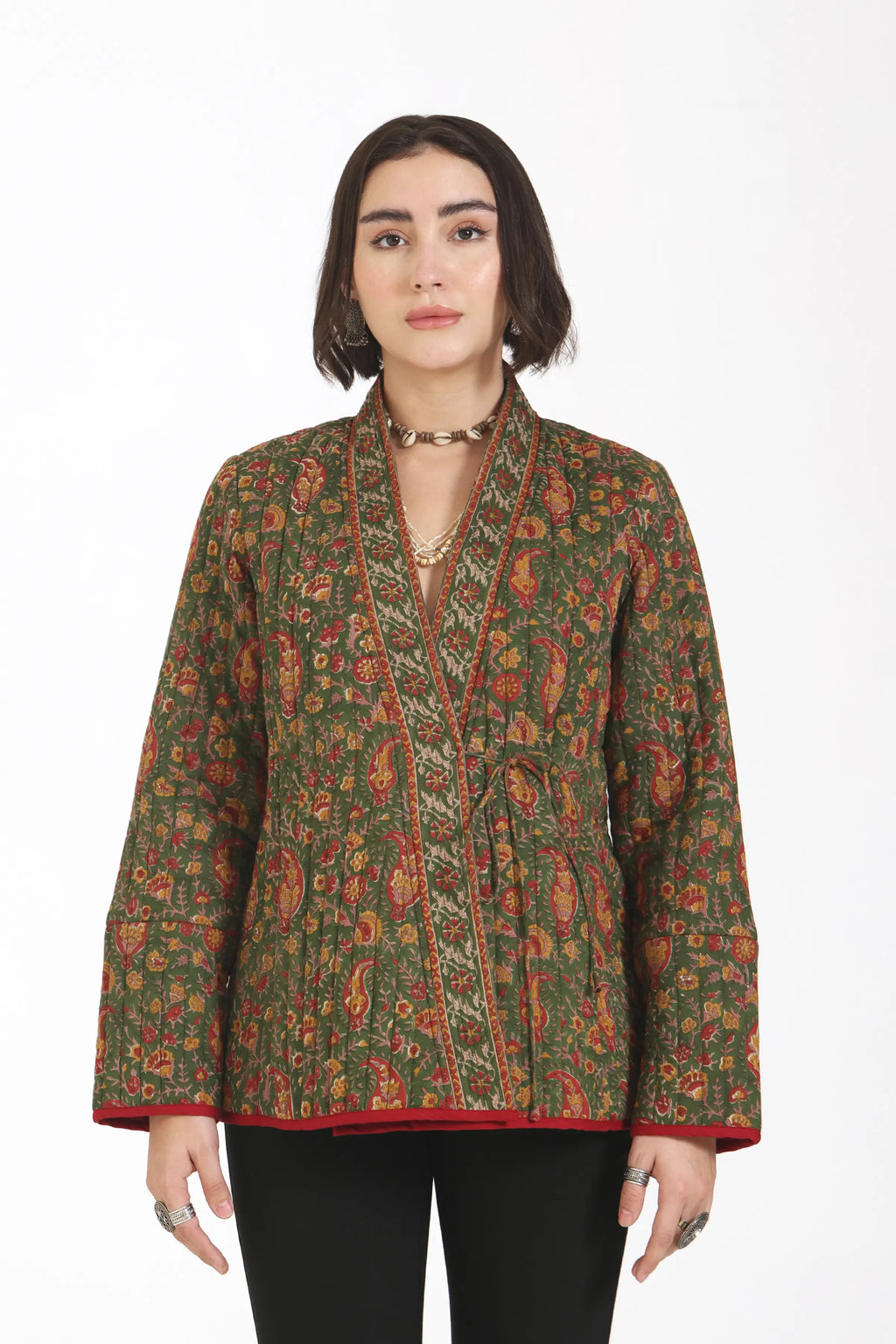 Almost Always Kimono Jacket in Olive