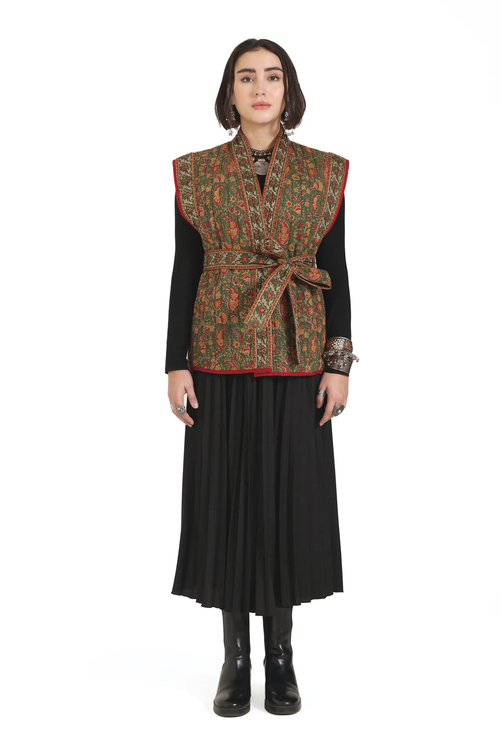 What Remains Kimono Jacket in Olive