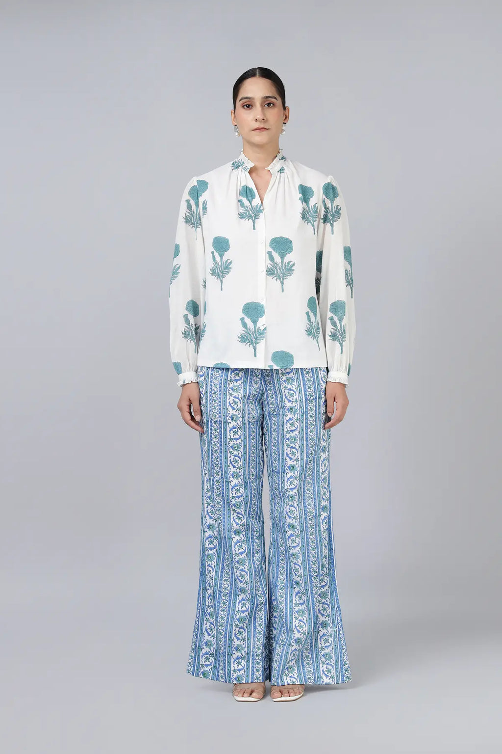 Geeta Shirt- Teal