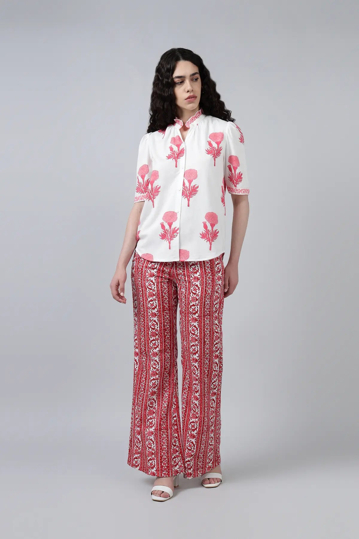 Nirmal Set- Red