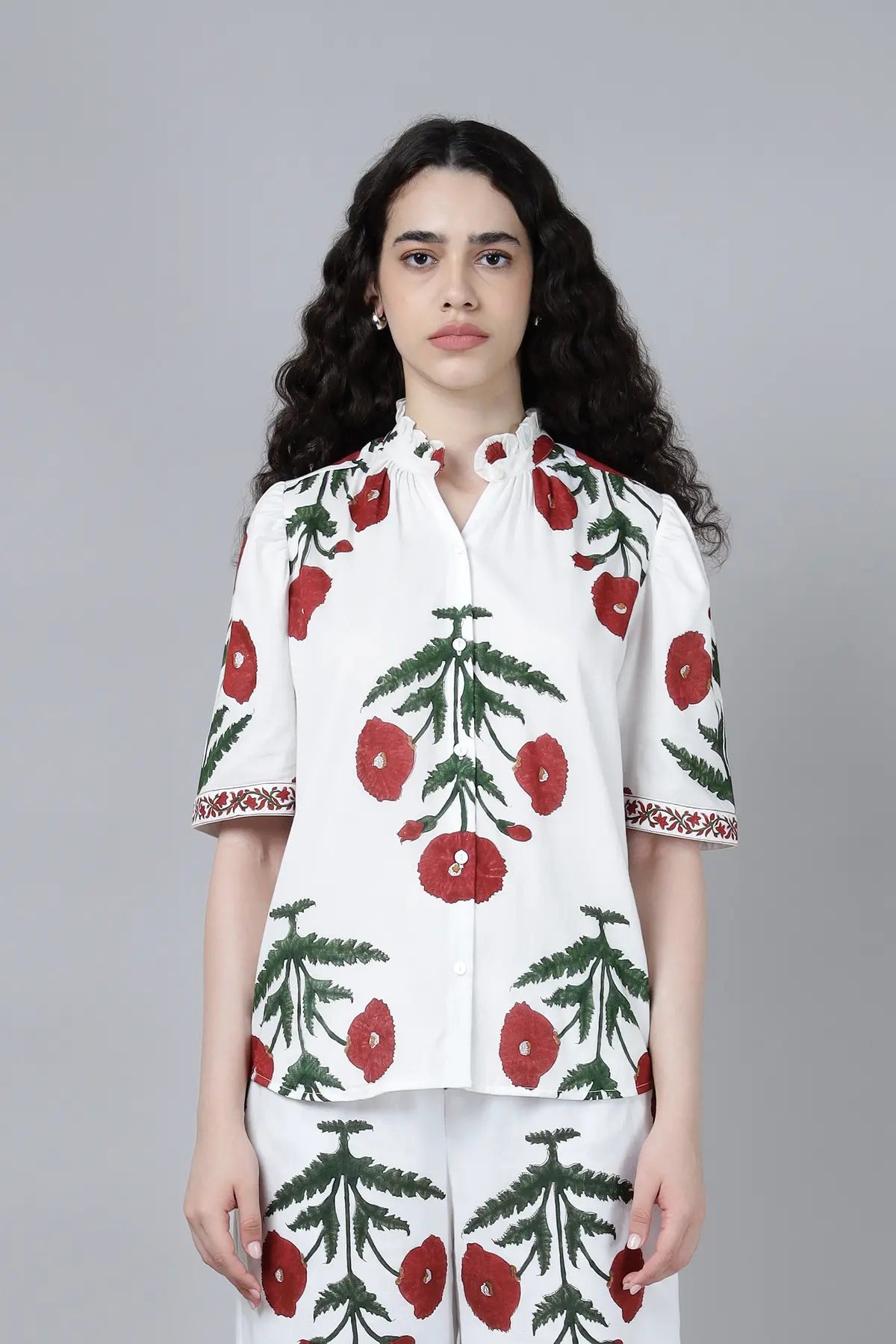 Lajjo Shirt- Maroon