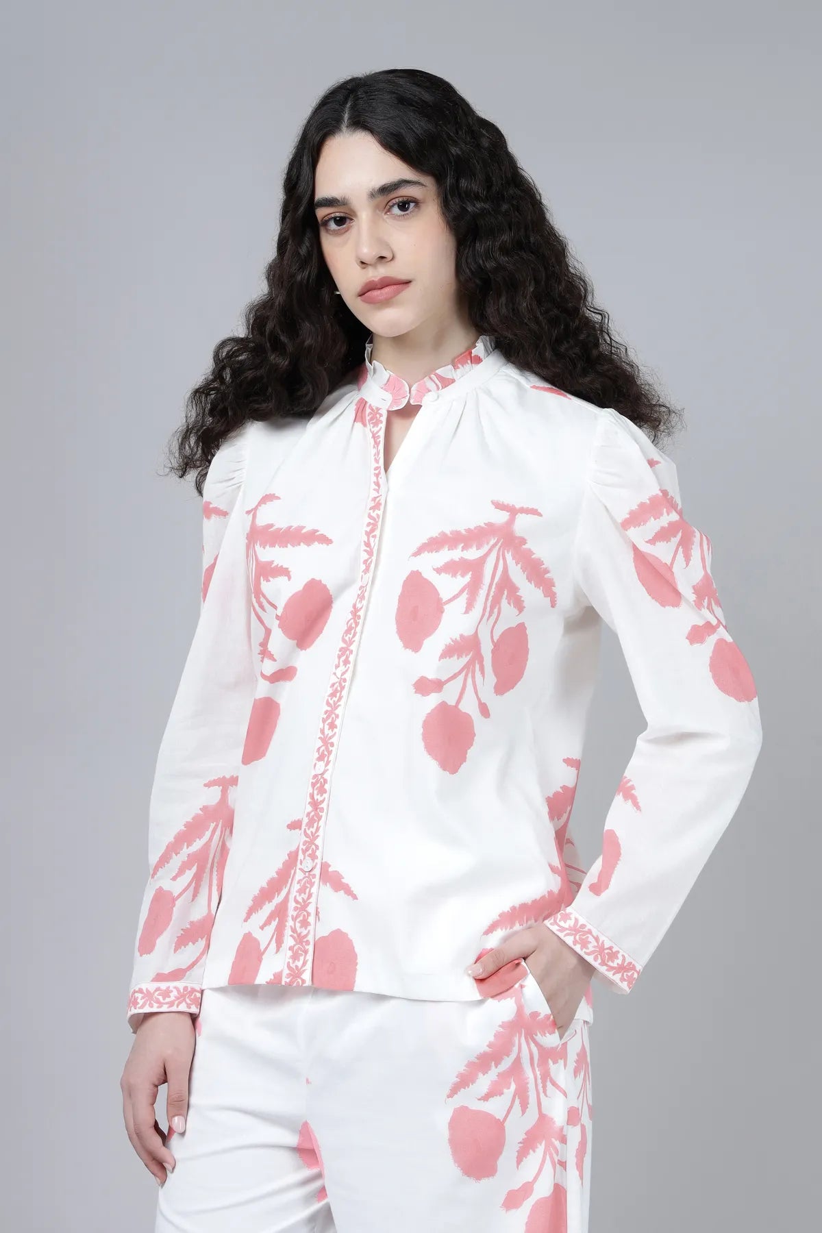 Rukmini Shirt- Blush Pink