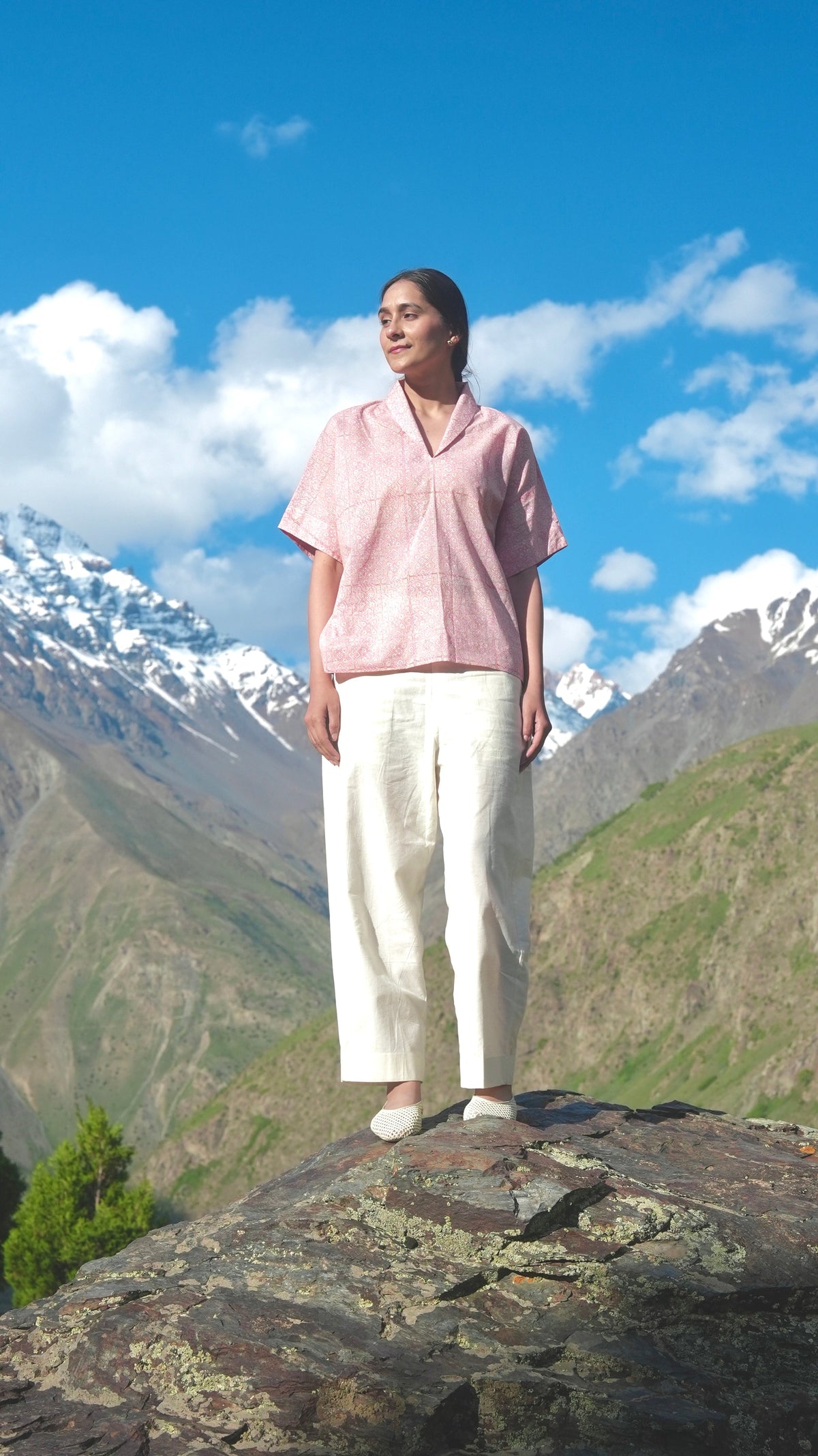 Changna Top in Pink