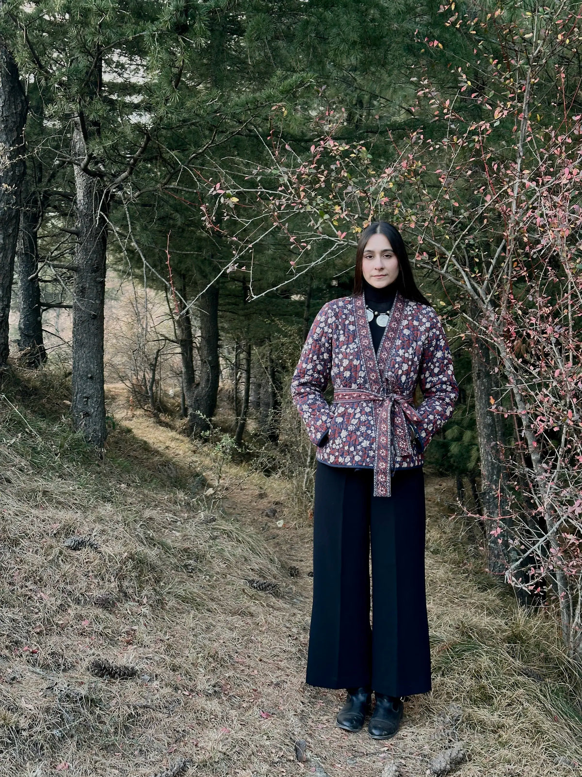 Almost Always Kimono Jacket in Blue