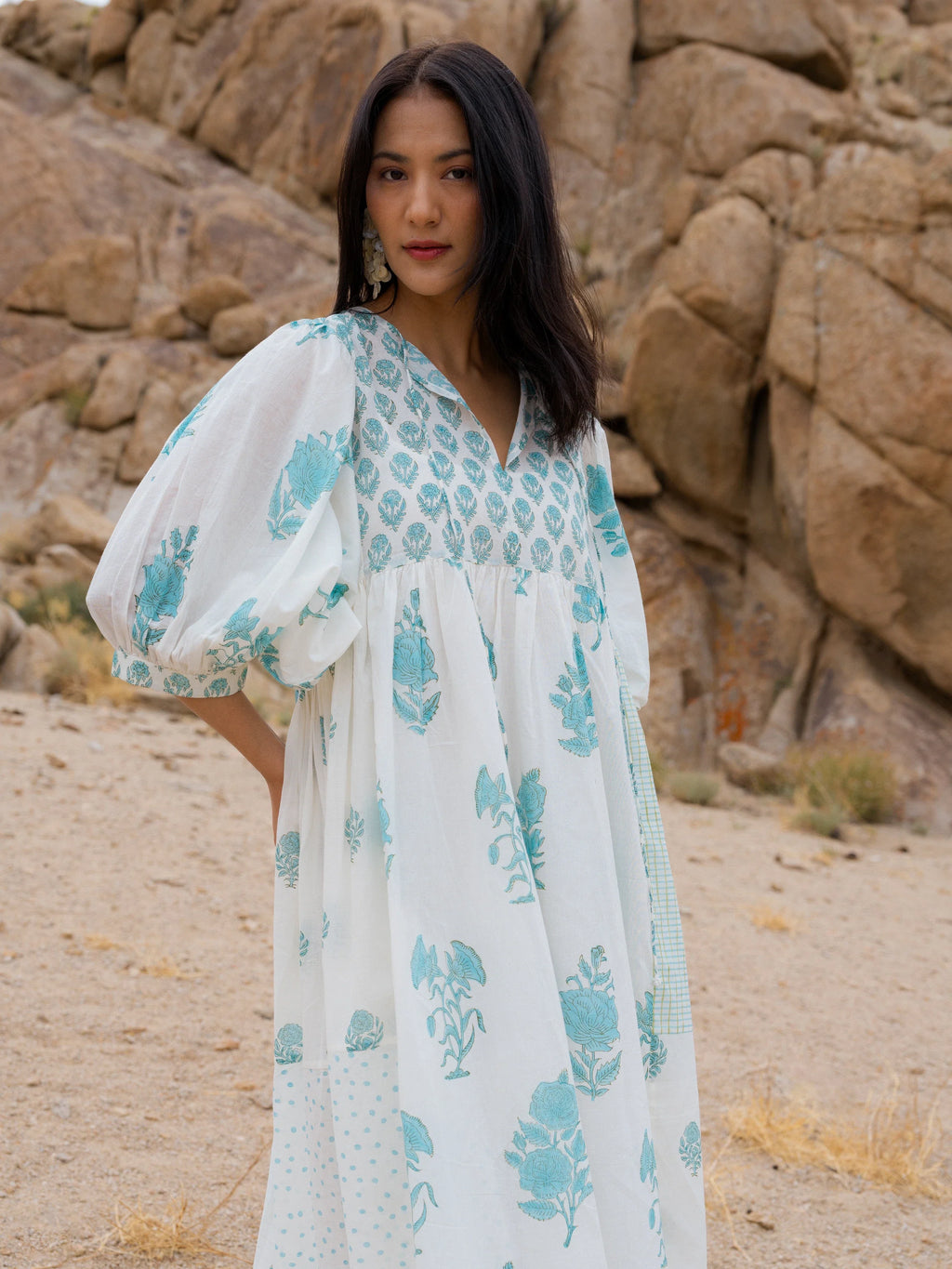 The Willow Dress - Blue