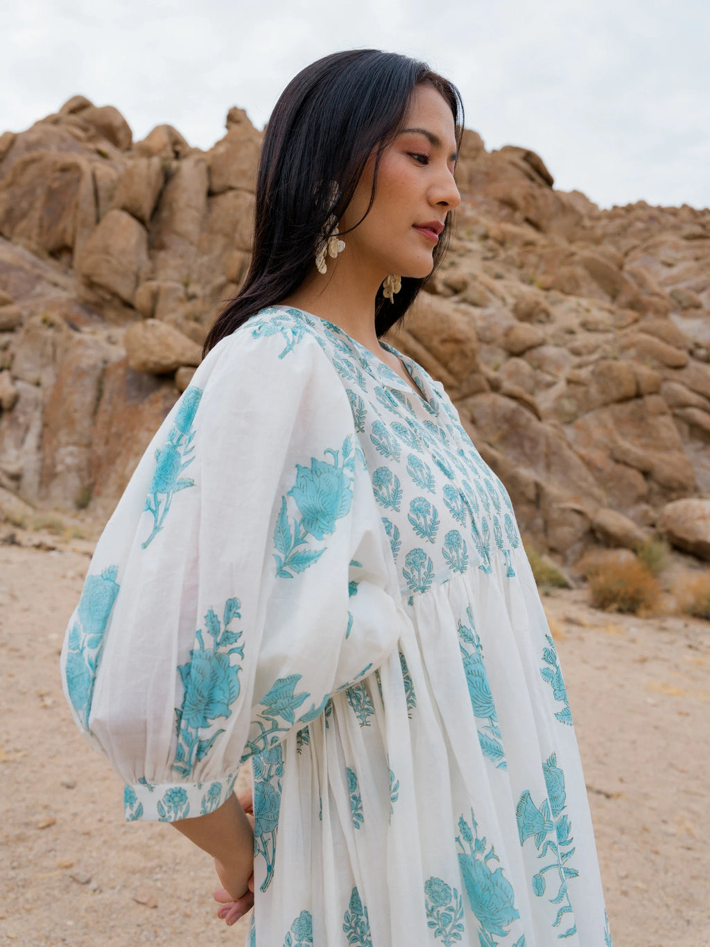 The Willow Dress - Blue