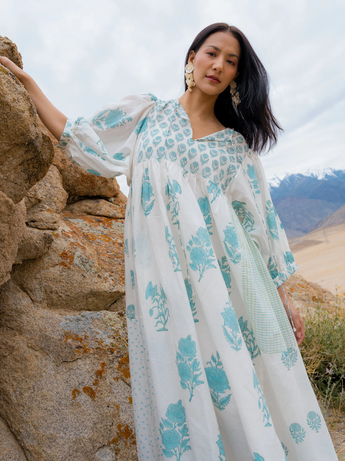 The Willow Dress - Blue