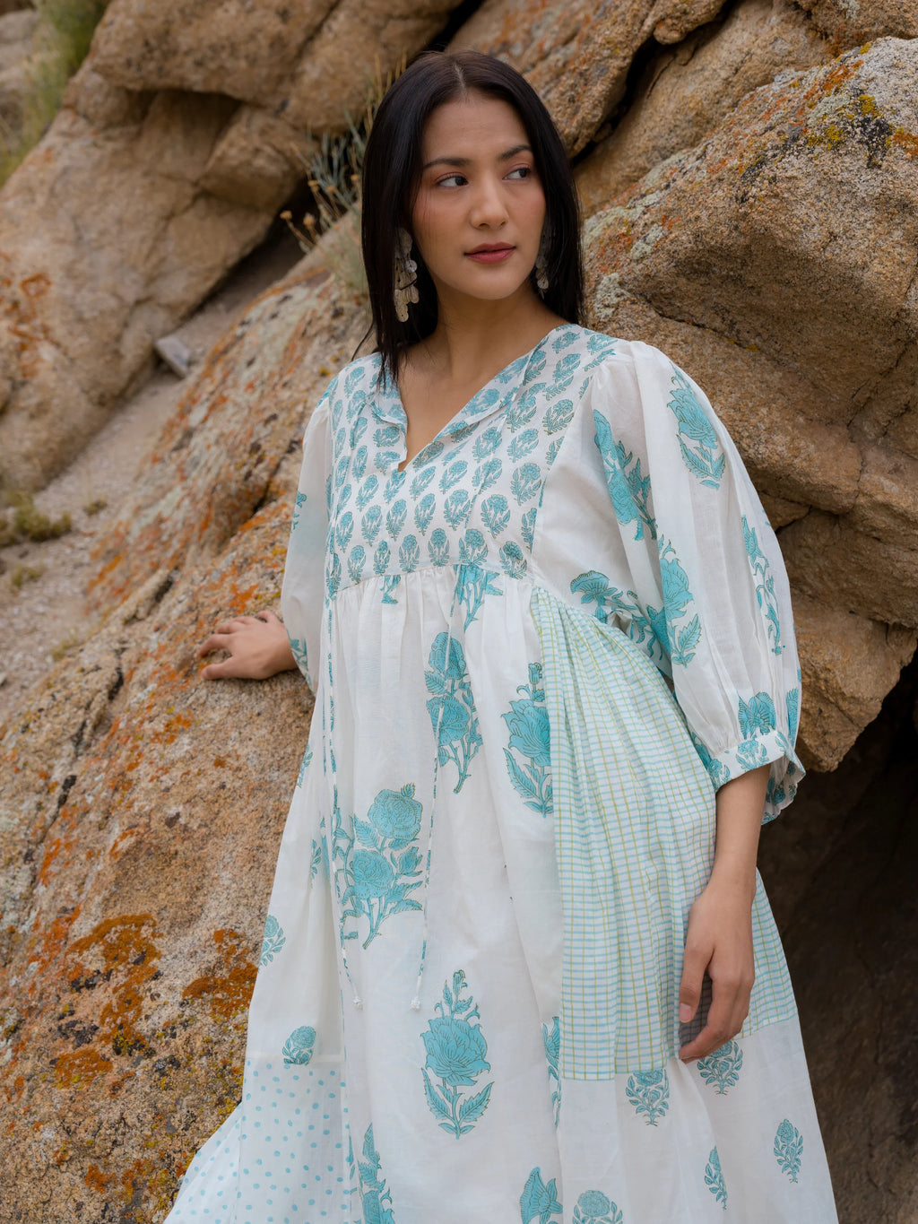 The Willow Dress - Blue