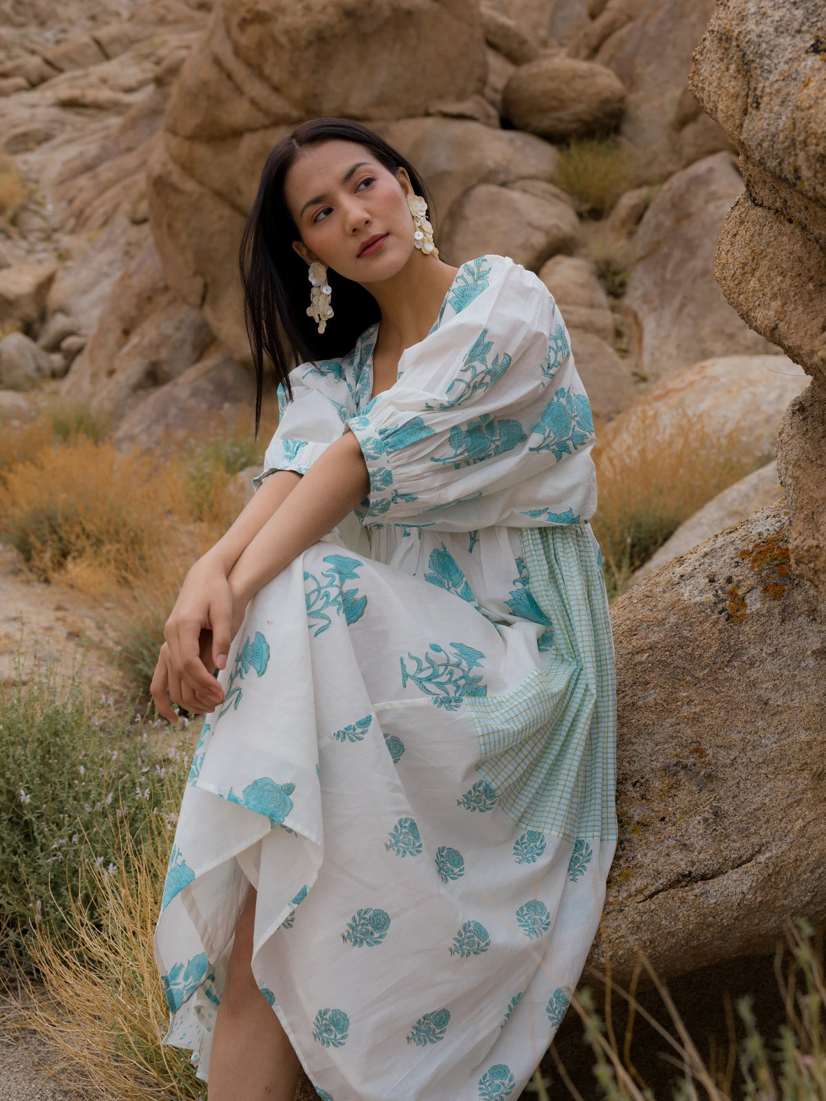 The Willow Dress - Blue