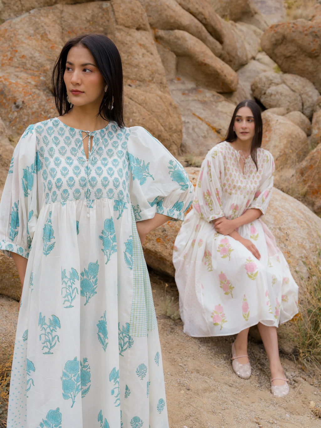 The Willow Dress - Blue