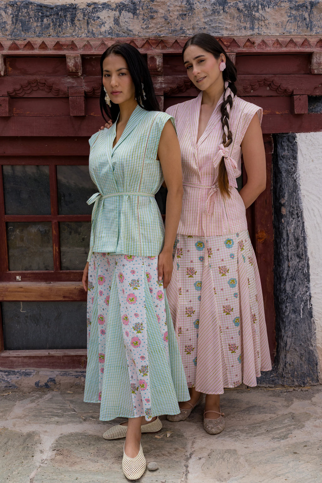 The Alchi Skirt in Pink
