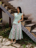 The Alchi Top in Blue