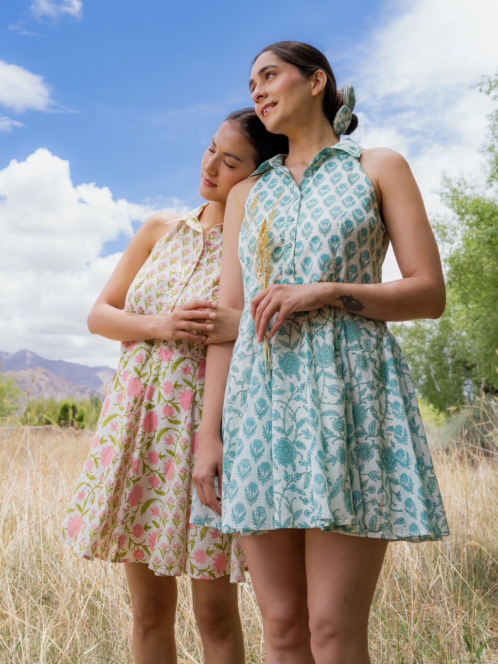 Shyok Dress in Blue