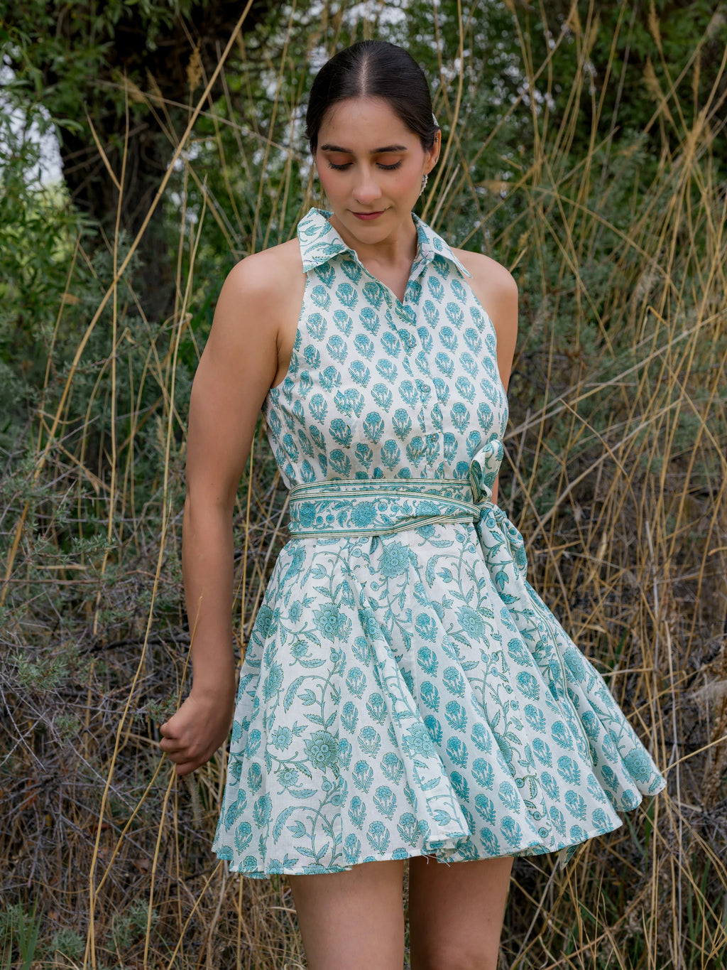 Shyok Dress in Blue