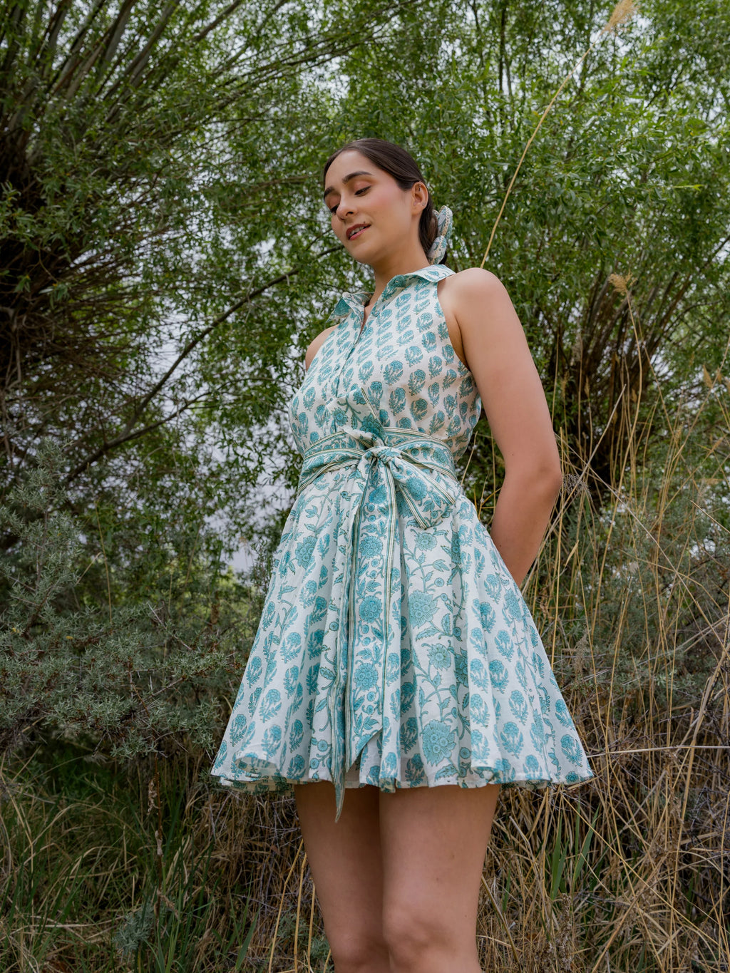 Shyok Dress in Blue