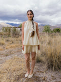 The Lha Dress in Beige